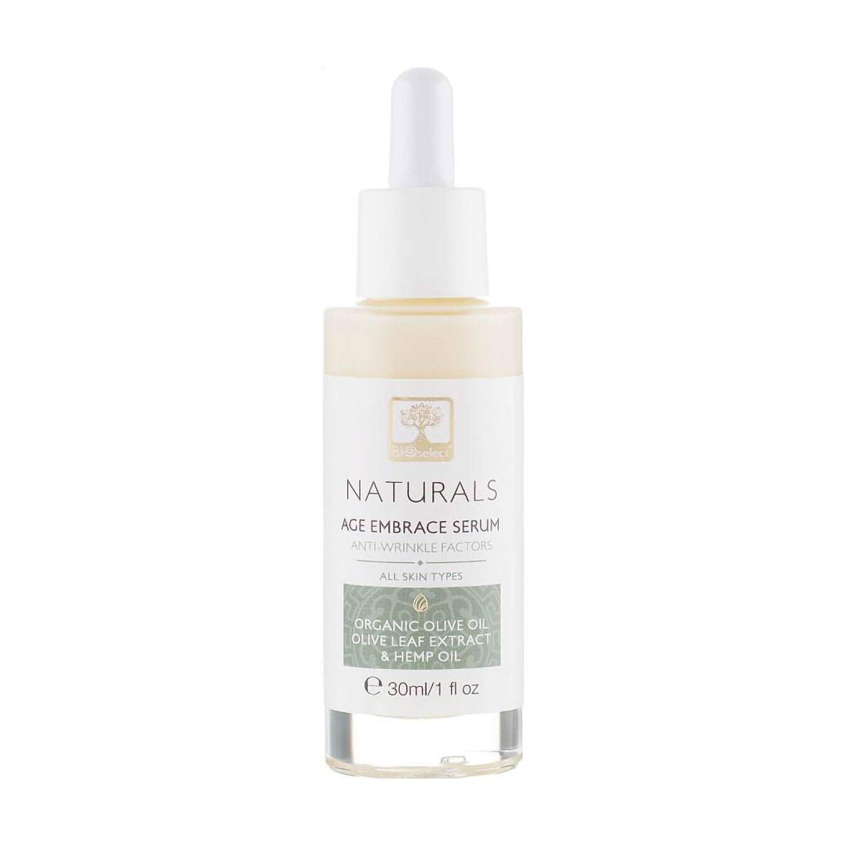 Антивікова сироватка для обличчя та шиї BIOselect Naturals Age Embrace Serum, 30 мл